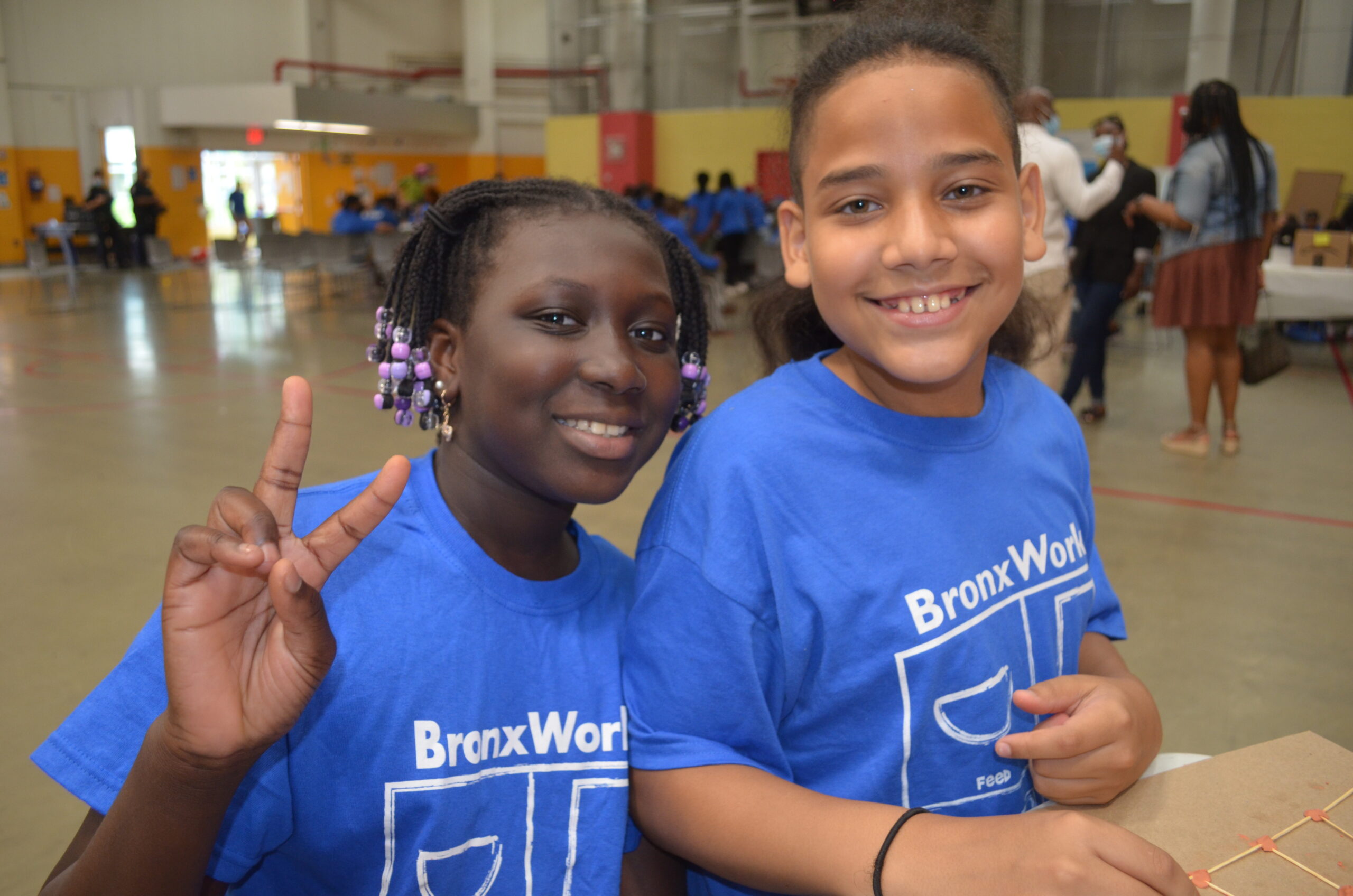 BronxWorks youth at the STEM Expo at the BronxWorks Classic Cornerstone Community Center
